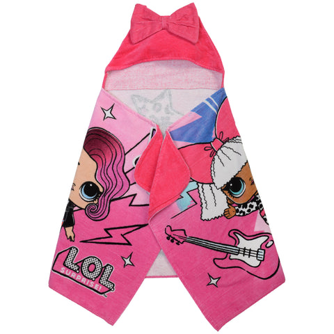Kids Bath and Beach Hooded Towel Wrap, 100% Cotton