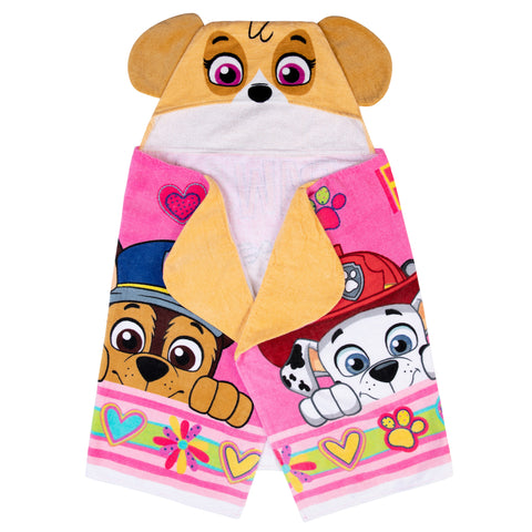 Kids Bath and Beach Soft Cotton Terry Hooded Towel Wrap