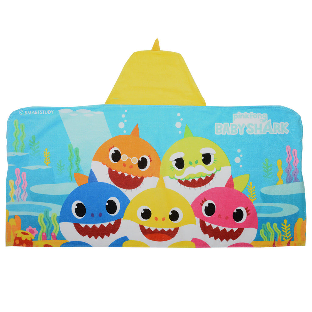 Kids Bath and Beach Soft Cotton Terry Hooded Towel Wrap, 100% Cotton