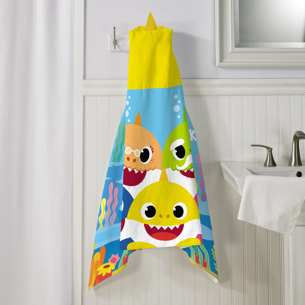 Kids Bath and Beach Soft Cotton Terry Hooded Towel Wrap, 100% Cotton