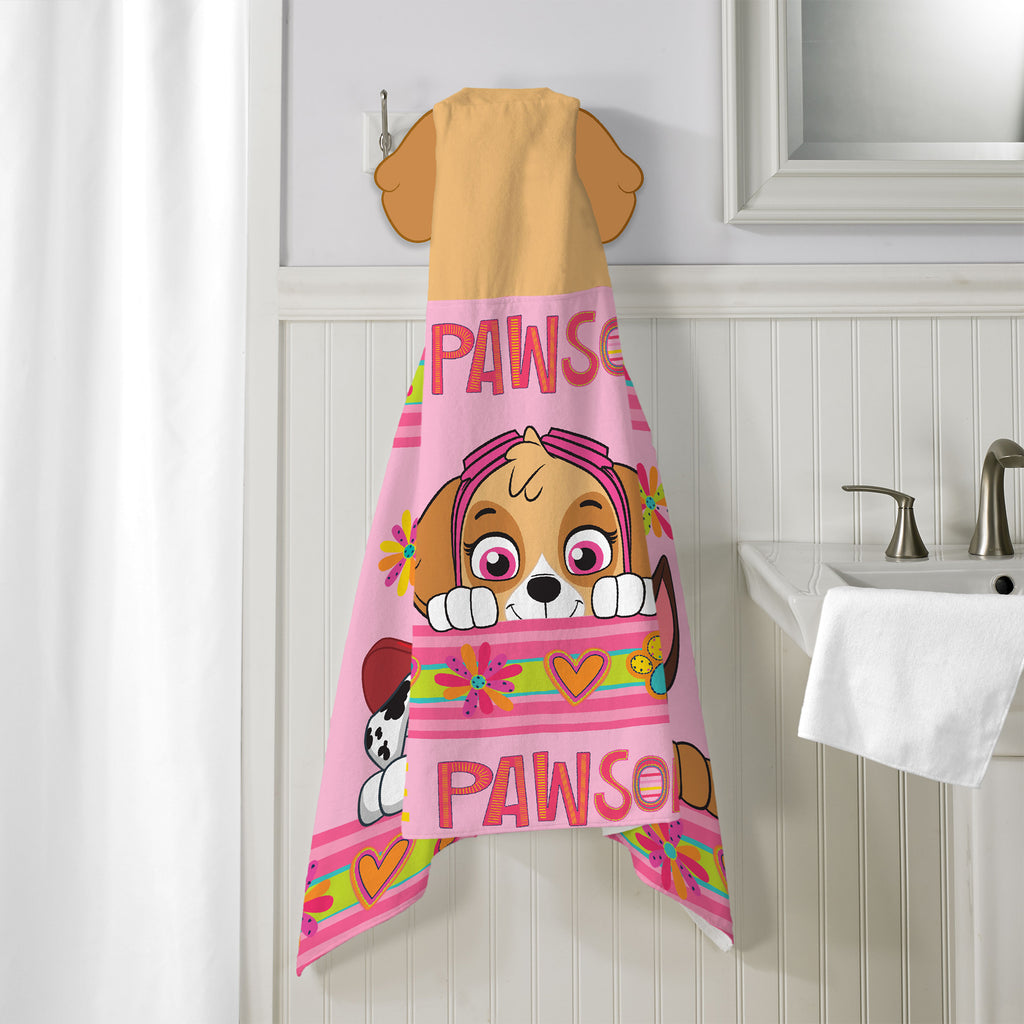 Kids Bath and Beach Soft Cotton Terry Hooded Towel Wrap