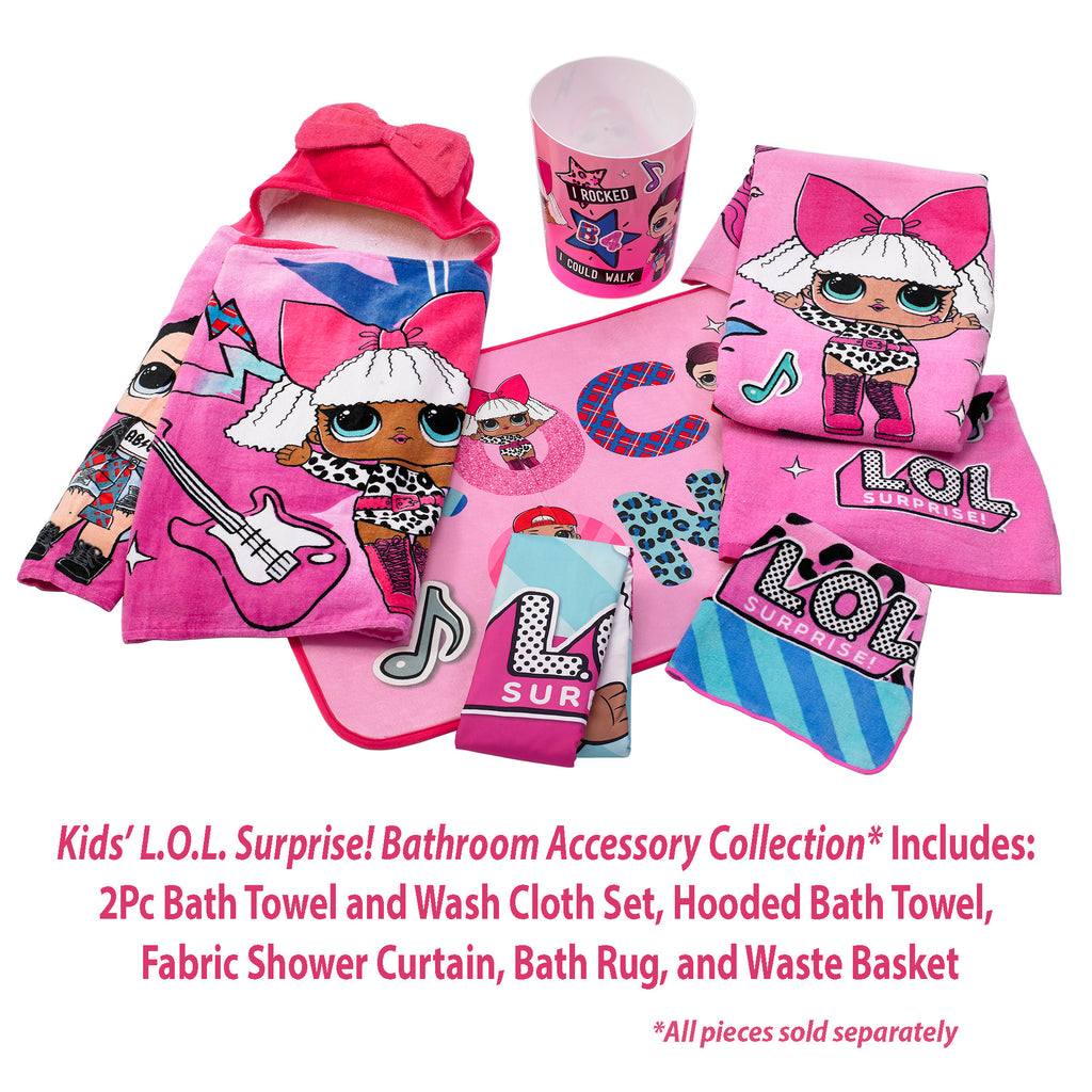 Kids Bath and Beach Hooded Towel Wrap, 100% Cotton